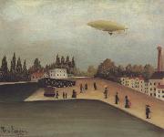 Henri Rousseau Landscape with a Dirigible china oil painting reproduction